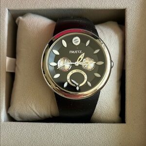 Fruitz Black and Silver Watch